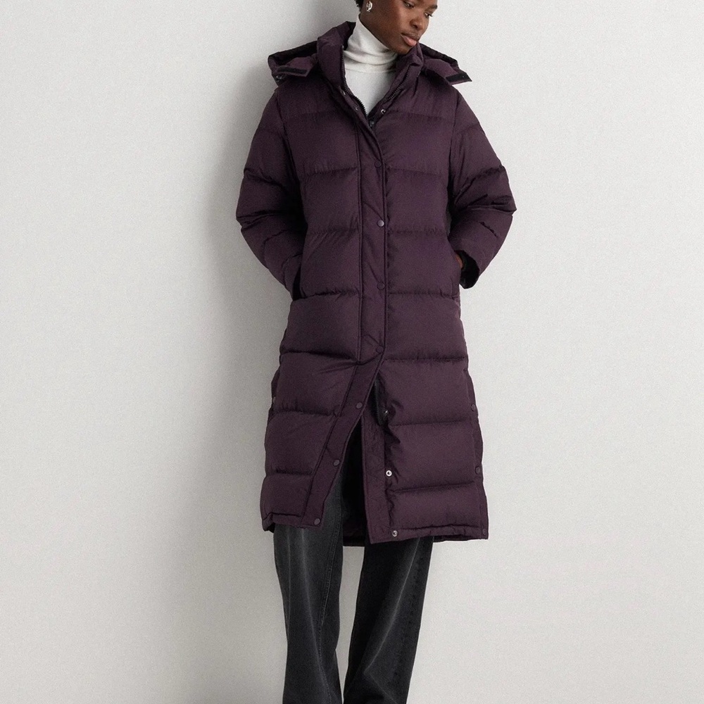 Quince Responsible Down Puffer in Deep Orchid Purple Size X-Large 604